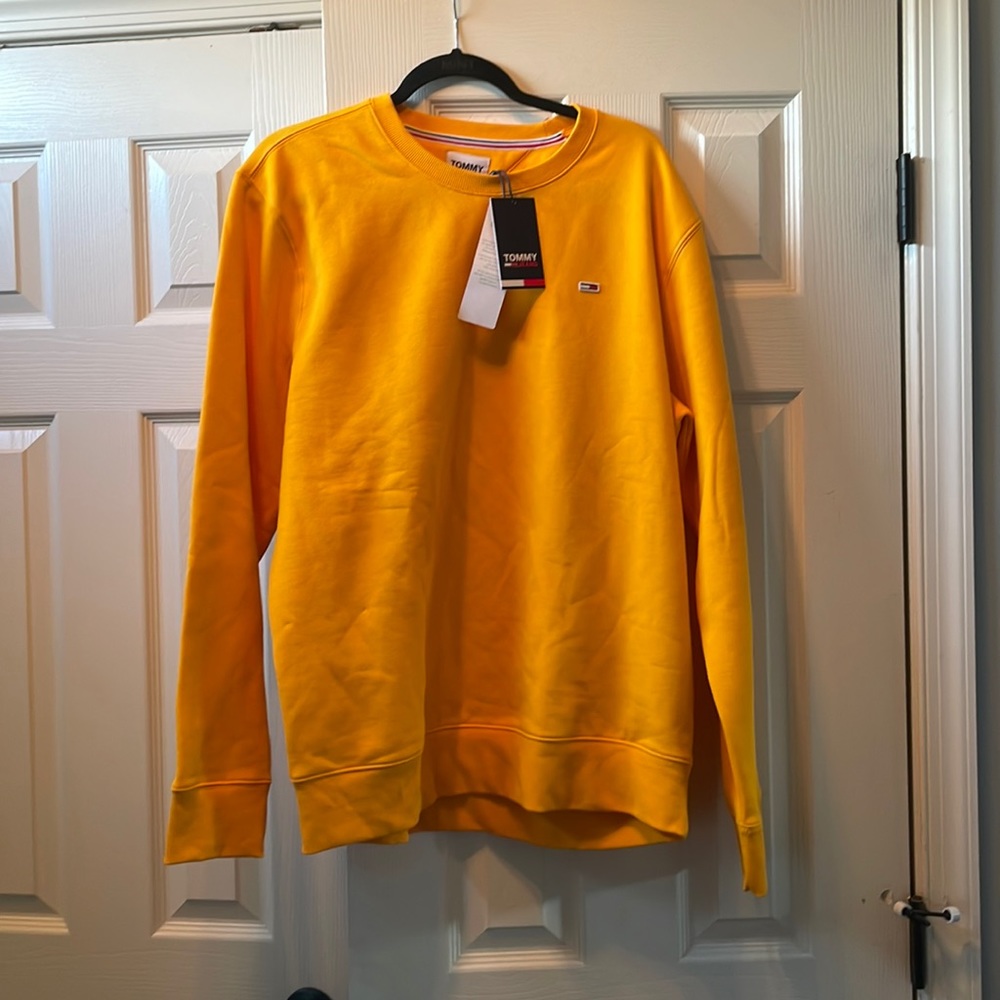 Tommy Hilfiger| Tommy Jeans| Yellow Sweatshirt| XXL | Never Worn| Tags Attached